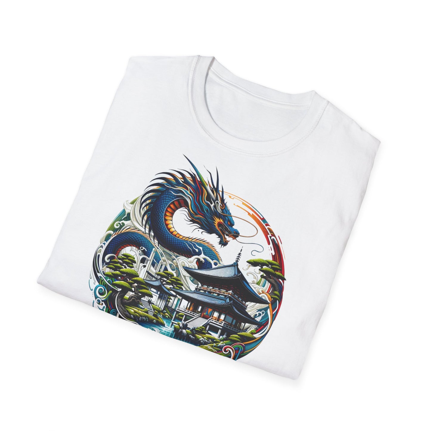 dragón camiseta del dragón camisetas exclusivas japonesas templo japonés camiseta del templo japonés camisetas españolas camisetas únicas