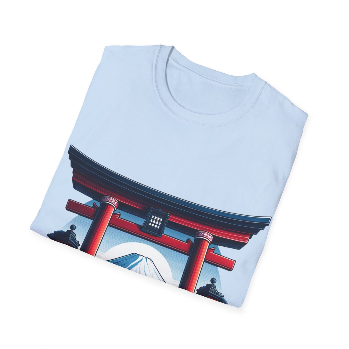 Eleva tu estilo con la camiseta Serene Fuji y Torii