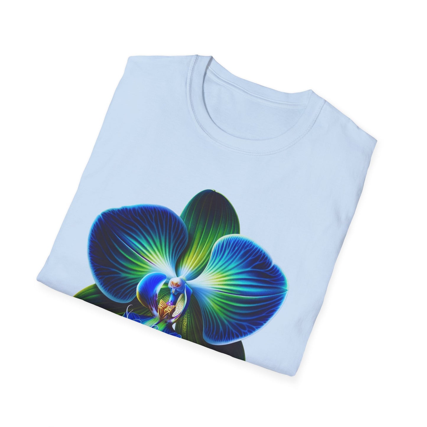 Elegancia floral desatada: impresionante camiseta de orquídeas