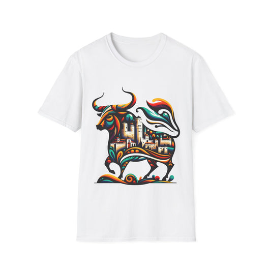 Atrevido y hermoso: Camiseta del toro Landmarks de Albarracín