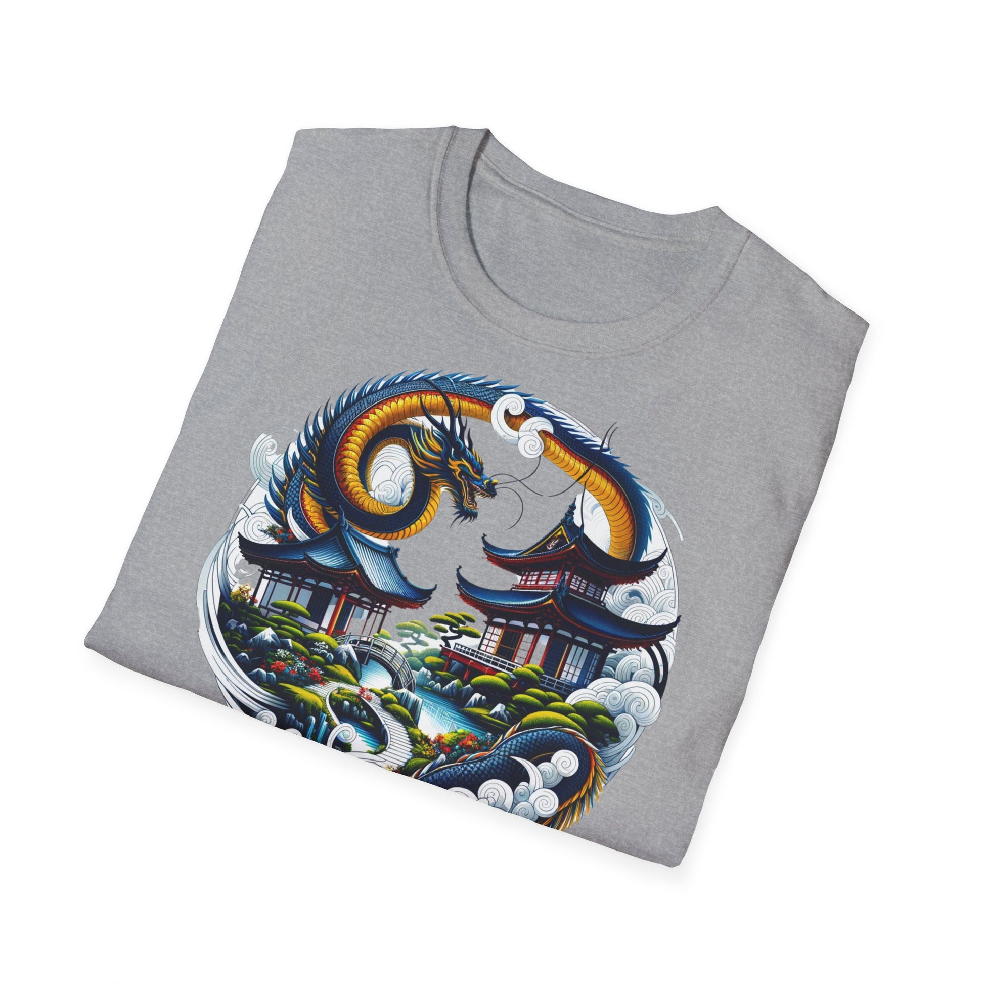 dragón camiseta del dragón camisetas exclusivas japonesas templo japonés camiseta del templo japonés camisetas españolas camisetas únicas