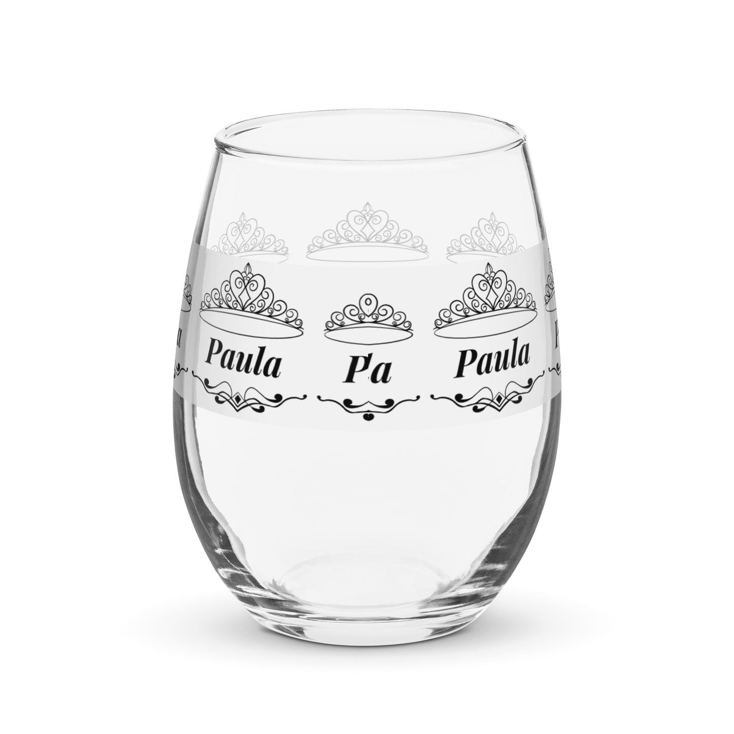 name wine glass paula personalized wine glass wine glass