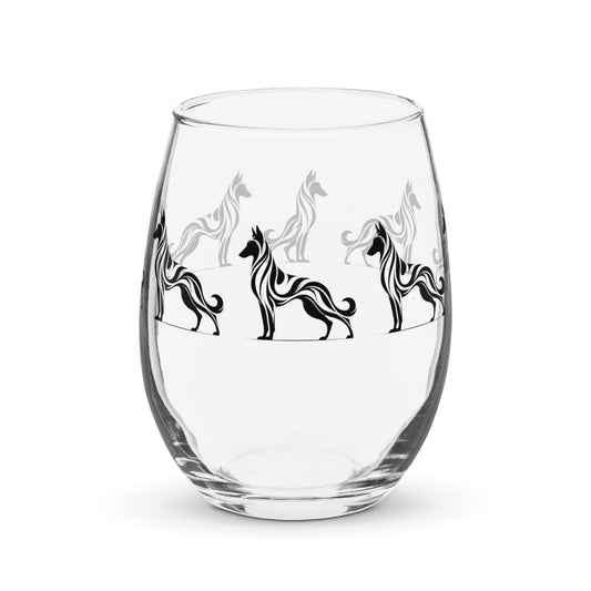 belgian malinois dog wine glass malinois wine glass personalized wine glass wine glass