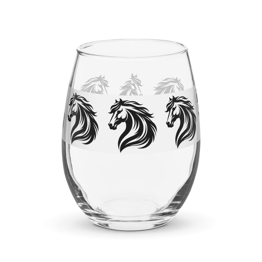 horse horse wine glass personalized wine glass stallion stallion wine glass wine glass