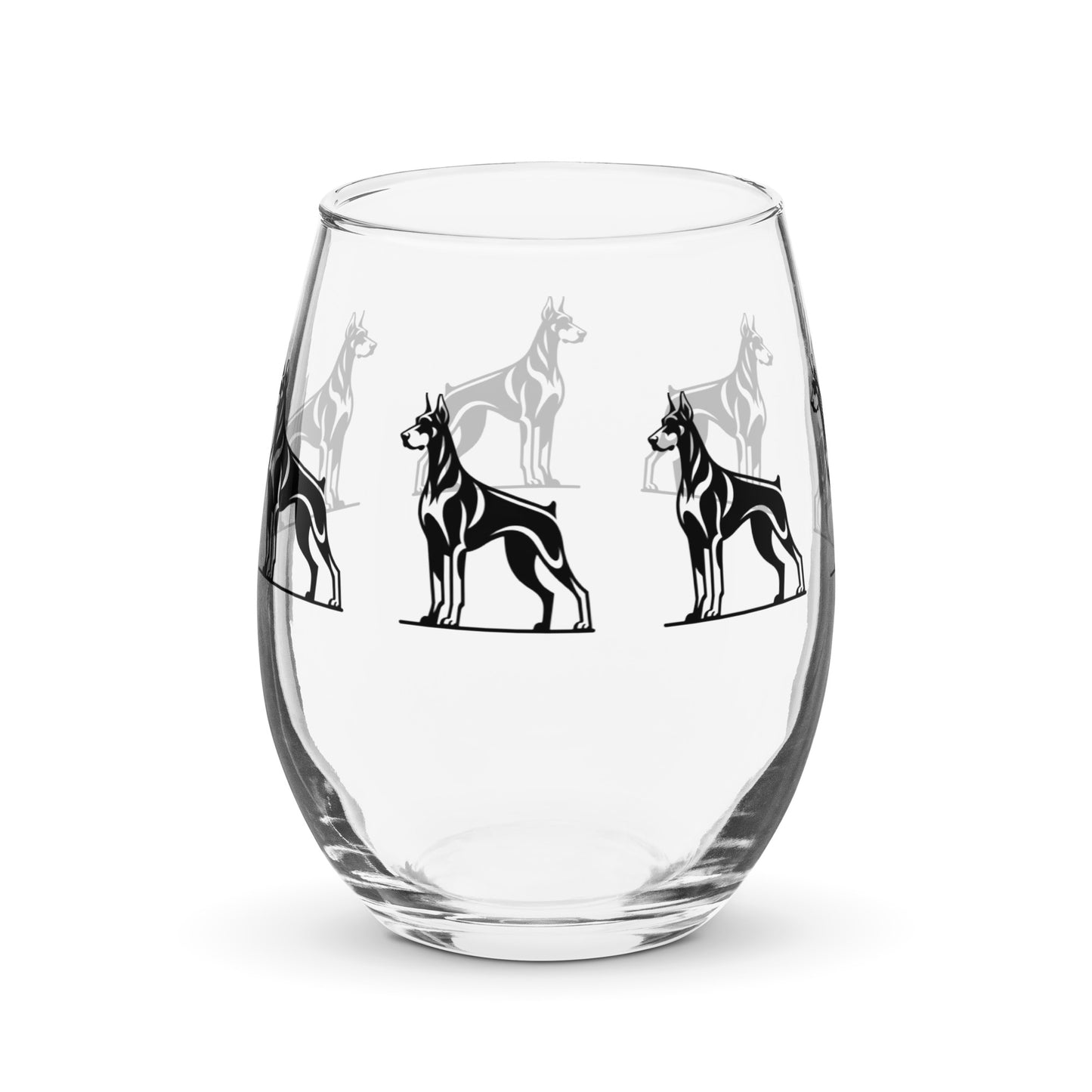 doberman doberman wine glass dog wine glass personalized wine glass wine glass