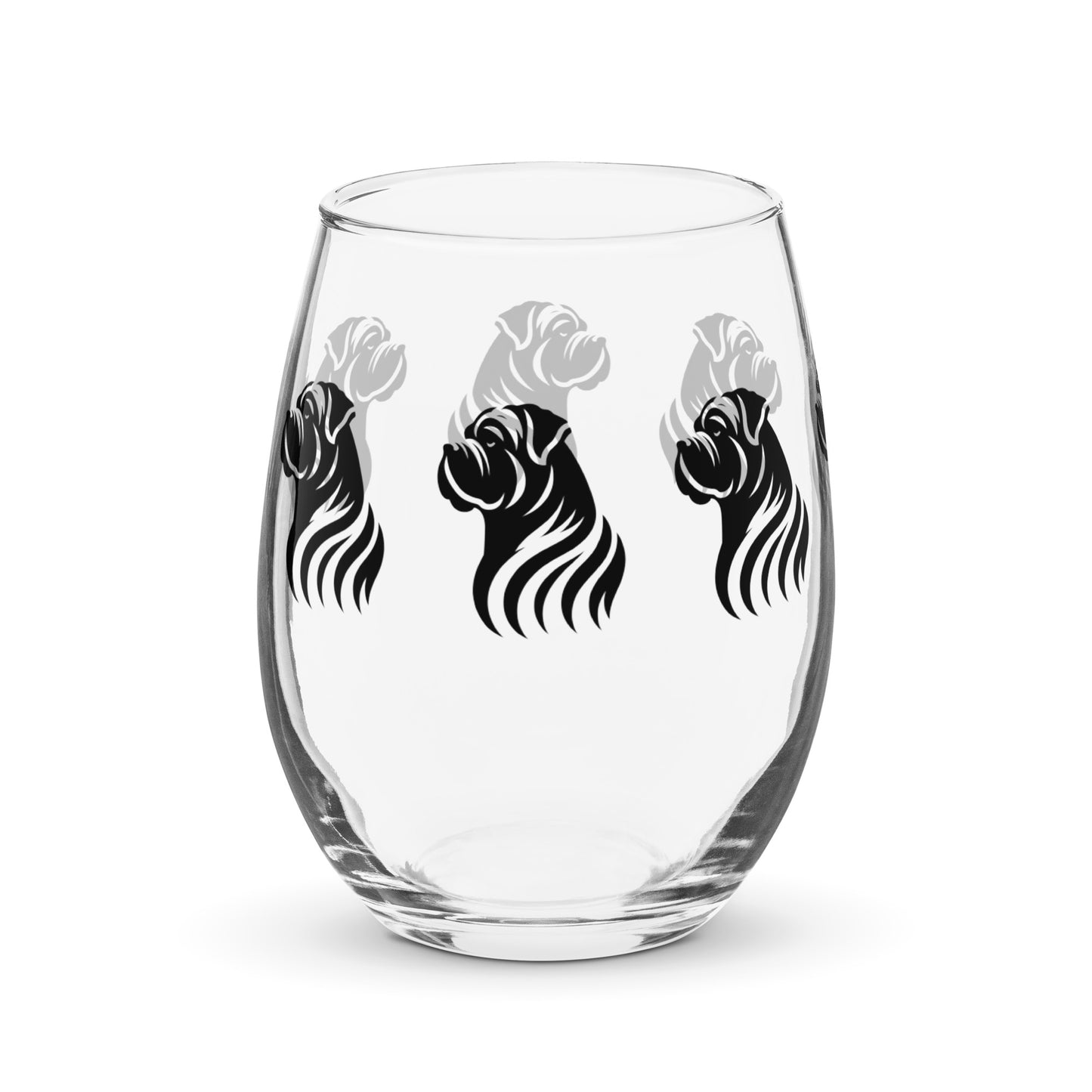 Bullmastiff bullmastiff wine glass dog wine glass personalized wine glass wine glass