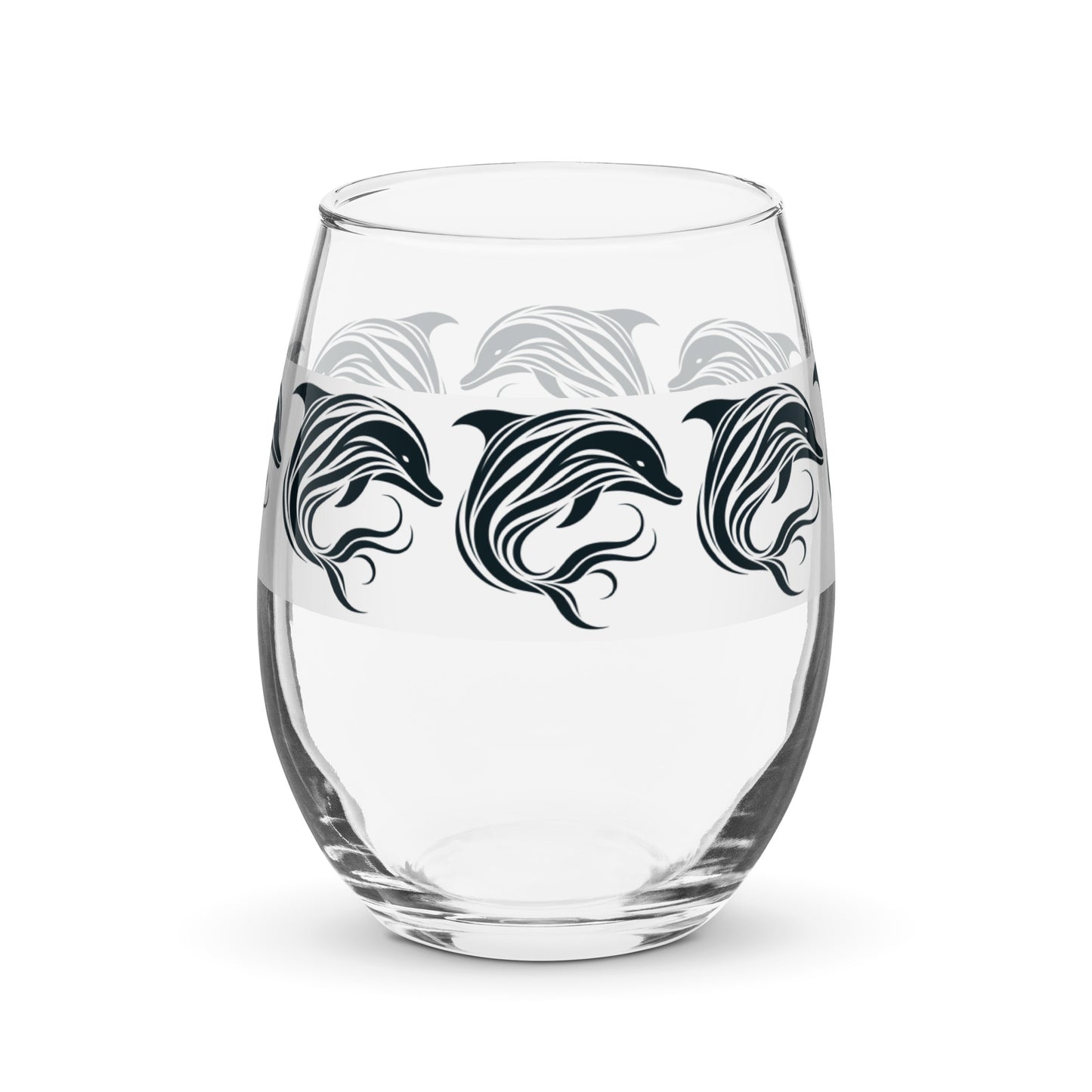 dolphin personalized wine glass wine glass